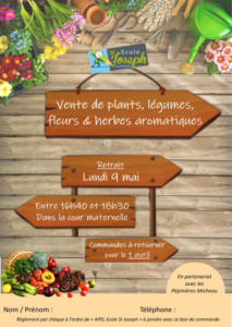 Retrait Vente de Plants